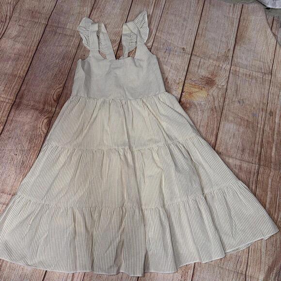 Other - Striped Ruffle Sleeve Girls 5/6 Dress